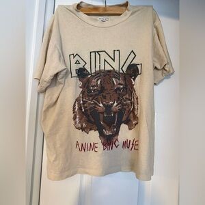 Anine Bing tiger tee size xxs